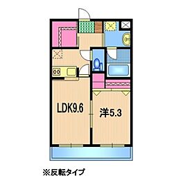 アンラルジュ 1LDKの間取図画像