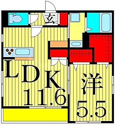 間取図画像 1LDK
