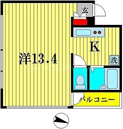 間取図画像 1K