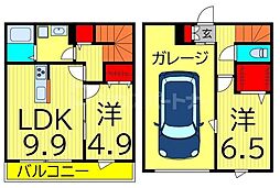 MER五番館 2LDKの間取図画像