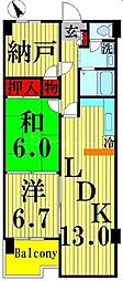 グランドハイム 3LDKの間取図画像