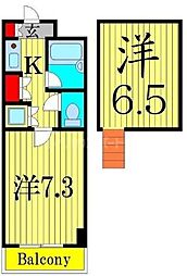 KFビル 2Kの間取図画像