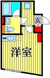 RFLATS ワンルームの間取図画像
