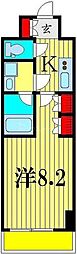 AZEST堀切菖蒲園2 1Kの間取図画像