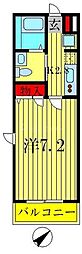 メゾンSYLPH 1Kの間取図画像