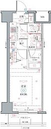 CREVISTAお花茶屋 1Kの間取図画像