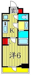 AZESTアオト 1Kの間取図画像