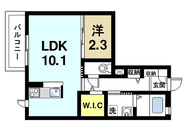 グリーンハイツわかくさ ｜奈良県奈良市東包永町(賃貸アパート1LDK・2階・35.20㎡)の写真 その2