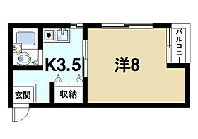 奈良県奈良市富雄元町1丁目（賃貸アパート1K・2階・26.00㎡） その2