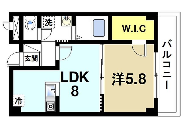 アンソレイエ ｜奈良県天理市前栽町(賃貸マンション1LDK・5階・36.87㎡)の写真 その2