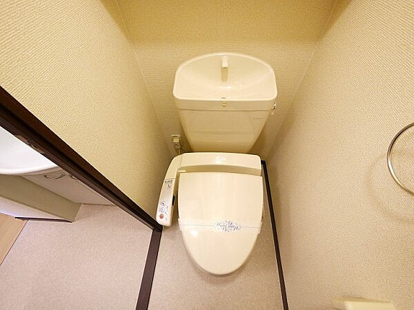 画像10:落ち着いた色調のトイレです