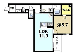 奈良県大和郡山市茶町（賃貸マンション1LDK・2階・47.41㎡） その2