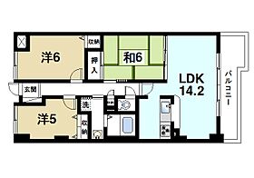 奈良県奈良市学園中5丁目（賃貸マンション3LDK・3階・70.01㎡） その2