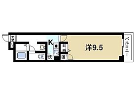 奈良県奈良市四条大路1丁目（賃貸マンション1K・2階・27.00㎡） その2