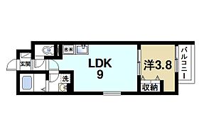 奈良県大和郡山市筒井町（賃貸アパート1LDK・3階・30.01㎡） その2