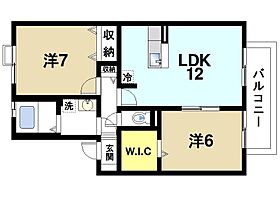 奈良県奈良市大安寺町（賃貸アパート2LDK・2階・59.38㎡） その2