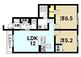 奈良県奈良市朱雀4丁目（賃貸アパート2LDK・1階・52.27㎡） その2