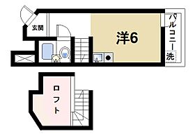 Bell one B  ｜ 奈良県天理市川原城町（賃貸マンション1R・2階・18.00㎡） その2