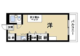 一條館  ｜ 奈良県奈良市法蓮町（賃貸マンション1R・4階・27.00㎡） その2