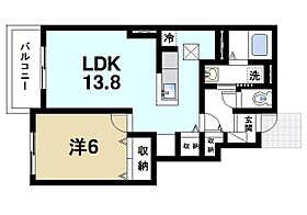 奈良県大和郡山市筒井町（賃貸アパート1LDK・1階・45.89㎡） その2