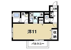 エイトキューブB  ｜ 京都府木津川市吐師松葉（賃貸アパート1R・2階・34.72㎡） その2