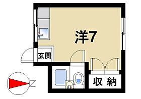 ブライトン法蓮  ｜ 奈良県奈良市法蓮町（賃貸マンション1R・1階・17.70㎡） その2