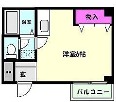 兵庫県神戸市灘区深田町１丁目（賃貸マンション1R・3階・22.55㎡） その2