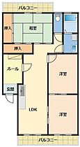 ルーブル前田 302 ｜ 和歌山県海南市名高258-1（賃貸マンション3LDK・3階・72.38㎡） その2