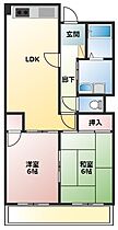 マンションニューハマ1 203 ｜ 和歌山県海南市日方1289-27（賃貸マンション2LDK・4階・54.50㎡） その2