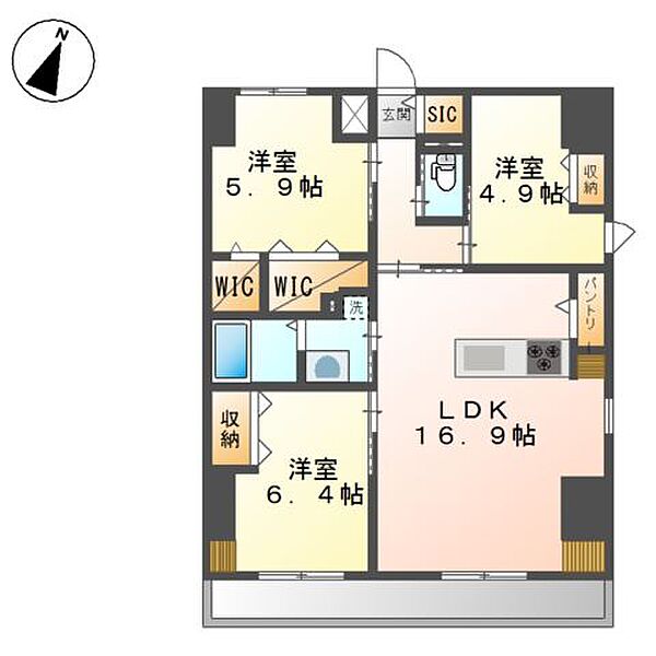 友田町店舗付き新築マンション ｜和歌山県和歌山市友田町2丁目(賃貸マンション3LDK・8階・79.74㎡)の写真 その2