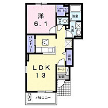 ピュア・キララ　Ａ 101 ｜ 和歌山県有田郡有田川町大字庄646-1（賃貸アパート1LDK・1階・45.77㎡） その2