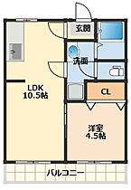 コーポ南方 E ｜ 和歌山県和歌山市内原988-1（賃貸アパート1LDK・2階・37.00㎡） その2