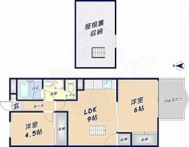 大阪府東大阪市池之端町2番30号（賃貸マンション2LDK・4階・46.00㎡） その2