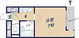 シグマライフ 1Kの間取図画像