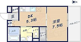 大阪府東大阪市六万寺町３丁目13番19号（賃貸アパート1DK・1階・34.29㎡） その2