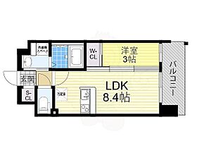 大阪府東大阪市足代北１丁目（賃貸マンション1LDK・4階・28.88㎡） その2