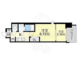 大阪府東大阪市横枕西（賃貸マンション2K・14階・27.61㎡） その2