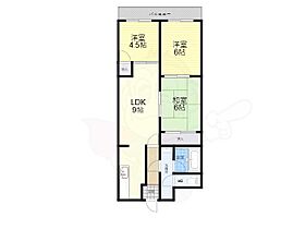 大阪府東大阪市中新開２丁目2番1号（賃貸マンション3LDK・3階・58.00㎡） その2