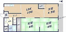 セラヴィ島之内 3LDKの間取図画像
