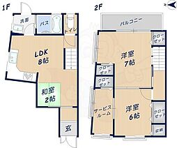 東石切町3-7-22テラスハウス