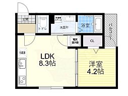 Lunaria 1LDKの間取図画像