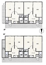 スターハイツ長者 2階2Kの間取り