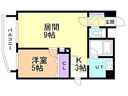 レーヴ・フロレゾン 2階