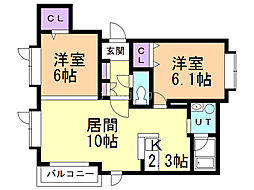 グランドール寿 3階/301
