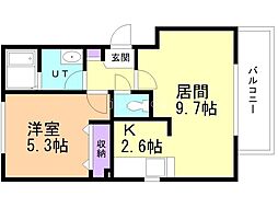 間取図画像 1LDK