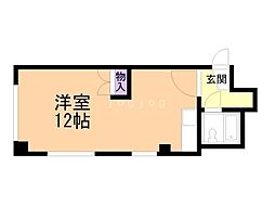 ローヤルハイツ南14条 ワンルームの間取図画像