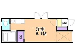 間取図画像 ワンルーム