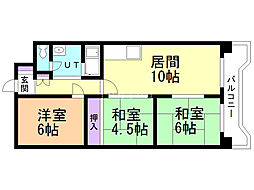 條野ビル 3LDKの間取図画像