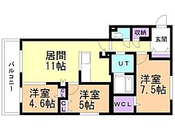 間取図画像 3LDK