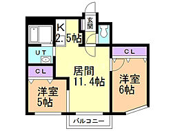 コローレ琴似 3階/305